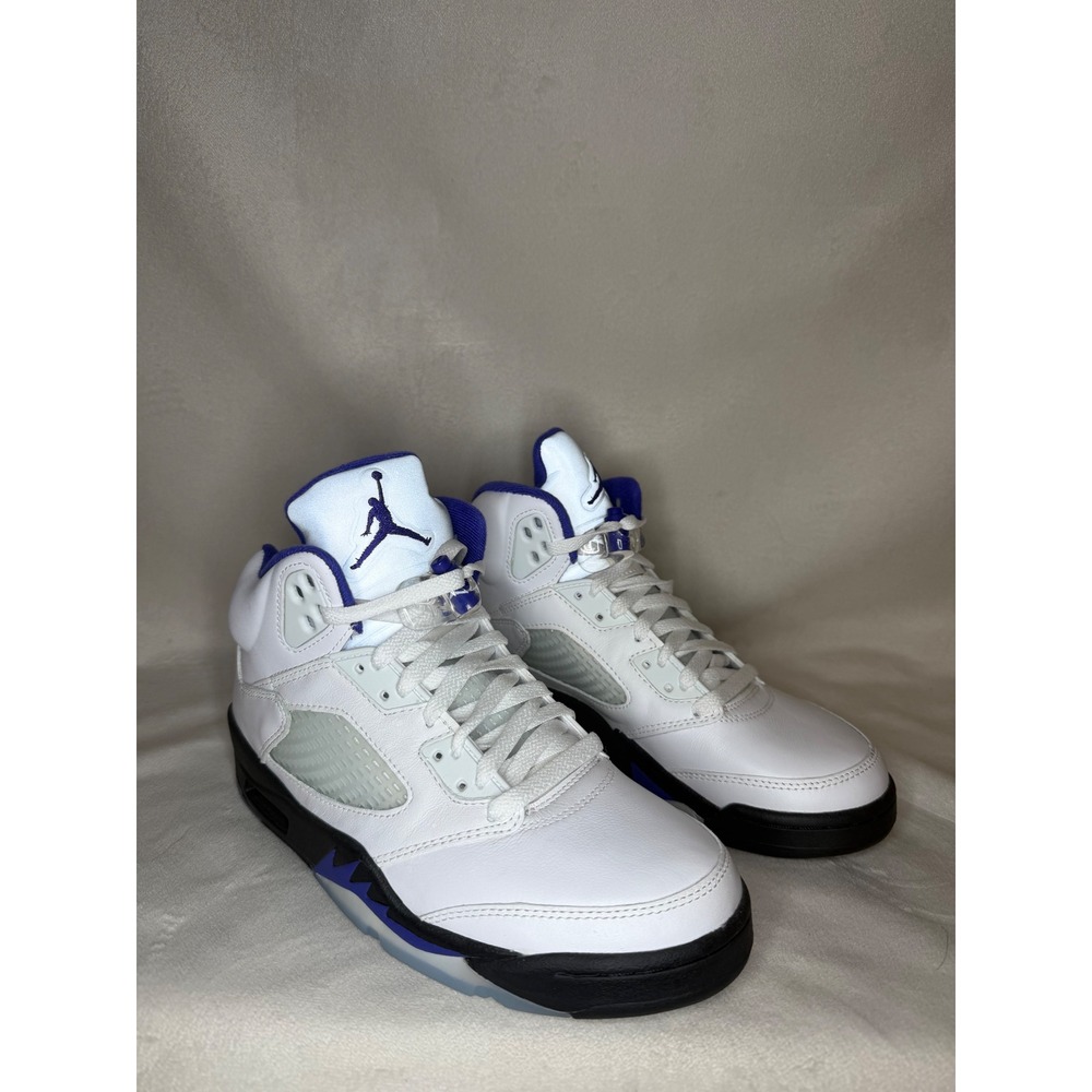 Nike Air Jordan 5 Retro Dark Concord 2022 DD0587-141 Men's Size 7 White Purple